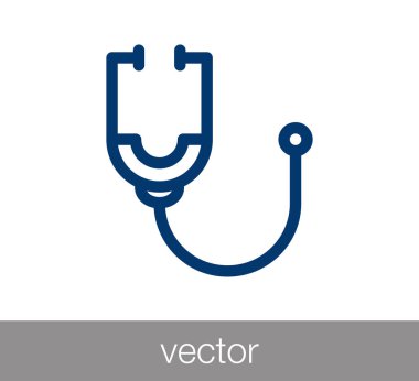 Sağlık stetoskop simgesi