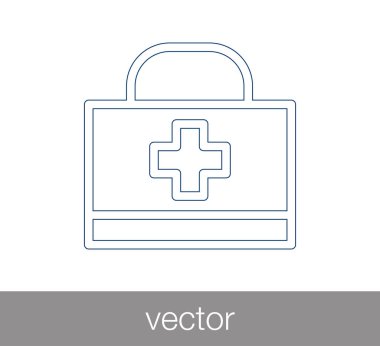 İlk yardım çantası simgesi