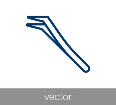 cımbız düz simgesi