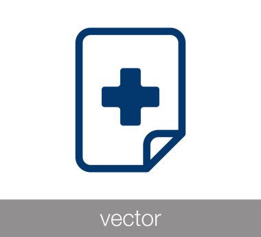 Sağlık dosyası simgesi