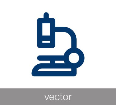 bilimsel mikroskop simgesi