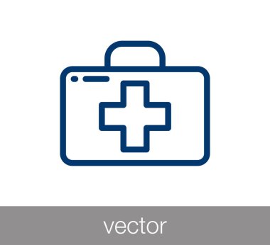 İlk yardım çantası simgesi