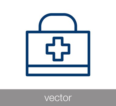 İlk yardım çantası simgesi