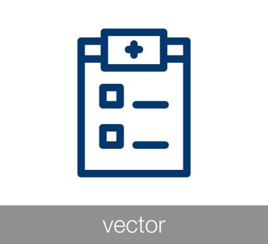 Sağlık dosyası simgesi