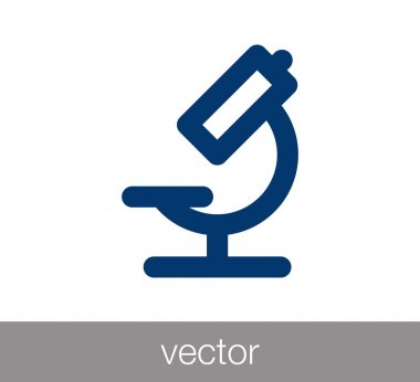 bilimsel mikroskop simgesi