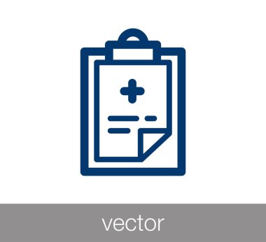 Sağlık dosyası simgesi