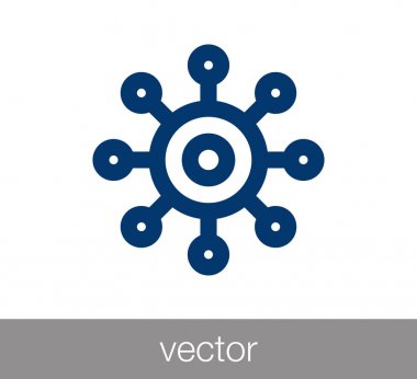 molekül web simgesi