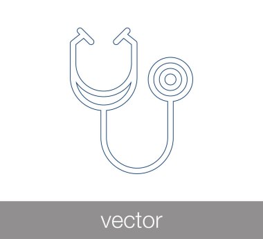 Sağlık stetoskop simgesi
