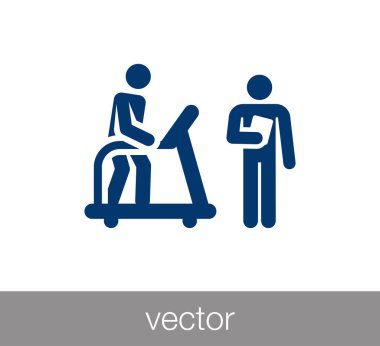 Hasta ve doktor simgesi