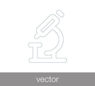 bilimsel mikroskop simgesi