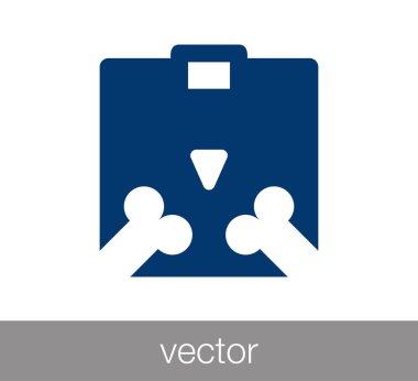 x ışını düz simgesi