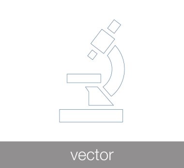 bilimsel mikroskop simgesi