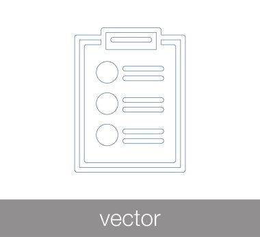 Denetim listesi veya Pano simge