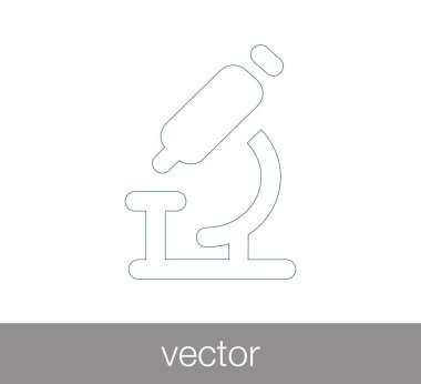 bilimsel mikroskop simgesi