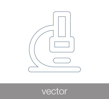 bilimsel mikroskop simgesi