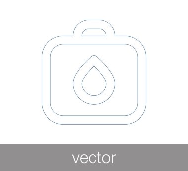 İlk yardım çantası simgesi