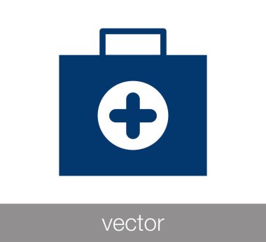 İlk yardım çantası simgesi