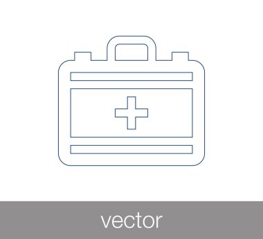 İlk yardım çantası simgesi