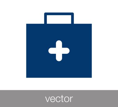 İlk yardım çantası simgesi