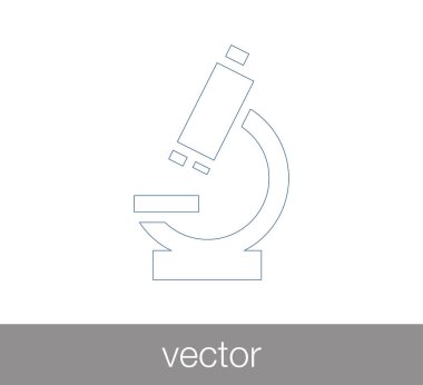 bilimsel mikroskop simgesi