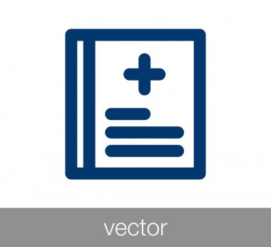 Sağlık dosyası simgesi