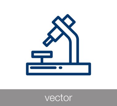 bilimsel mikroskop simgesi
