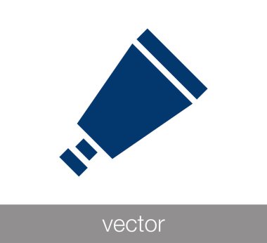 koltuk değneği düz simgesi