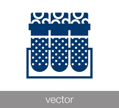 test tüpleri simgesi