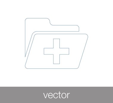 Sağlık dosyası simgesi