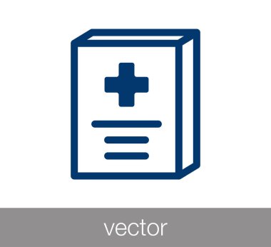 Sağlık dosyası simgesi