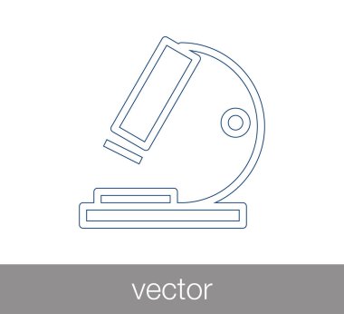 bilimsel mikroskop simgesi