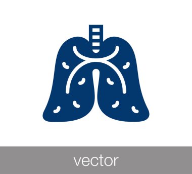 İnsan akciğerleri simgesi