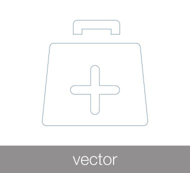 İlk yardım çantası simgesi