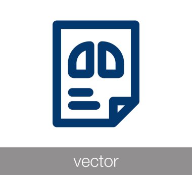 Sağlık dosyası simgesi