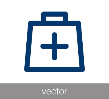 İlk yardım çantası simgesi