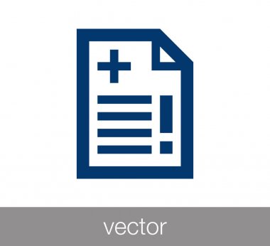 Sağlık dosyası simgesi