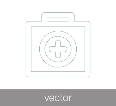 İlk yardım çantası simgesi