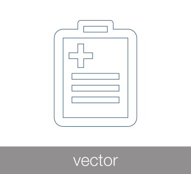 Sağlık dosyası simgesi