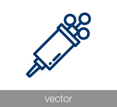 şırınga işareti simgesi
