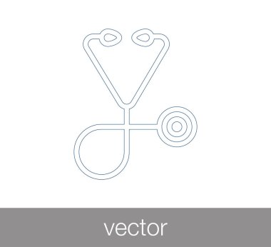 Sağlık stetoskop simgesi