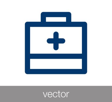 İlk yardım çantası simgesi