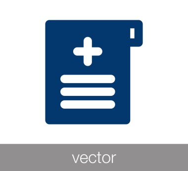 Sağlık dosyası simgesi