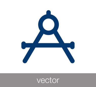 Pusula simgesini illüstrasyon