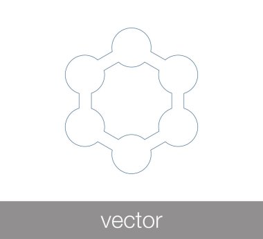 molekül web simgesi