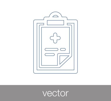 Sağlık dosyası simgesi