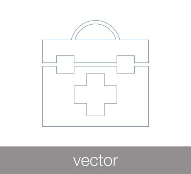İlk yardım çantası simgesi