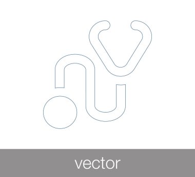 Sağlık stetoskop simgesi