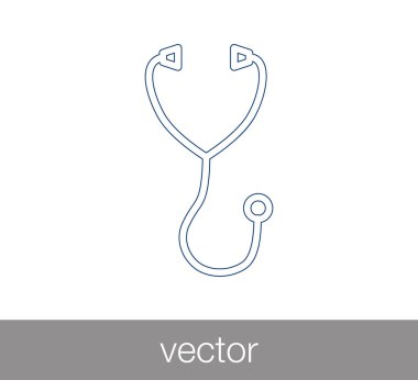 Sağlık stetoskop simgesi