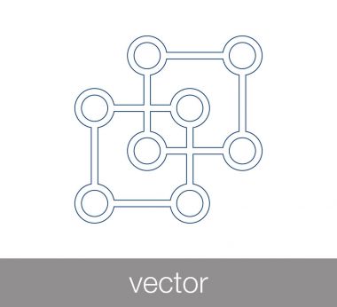 molekül web simgesi