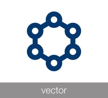 molekül web simgesi
